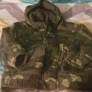 Camoflague green jacket